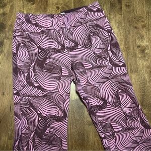 Anthropologie Maeve Margot High Rise Kick Flare Cropped Pants Size Large Boho